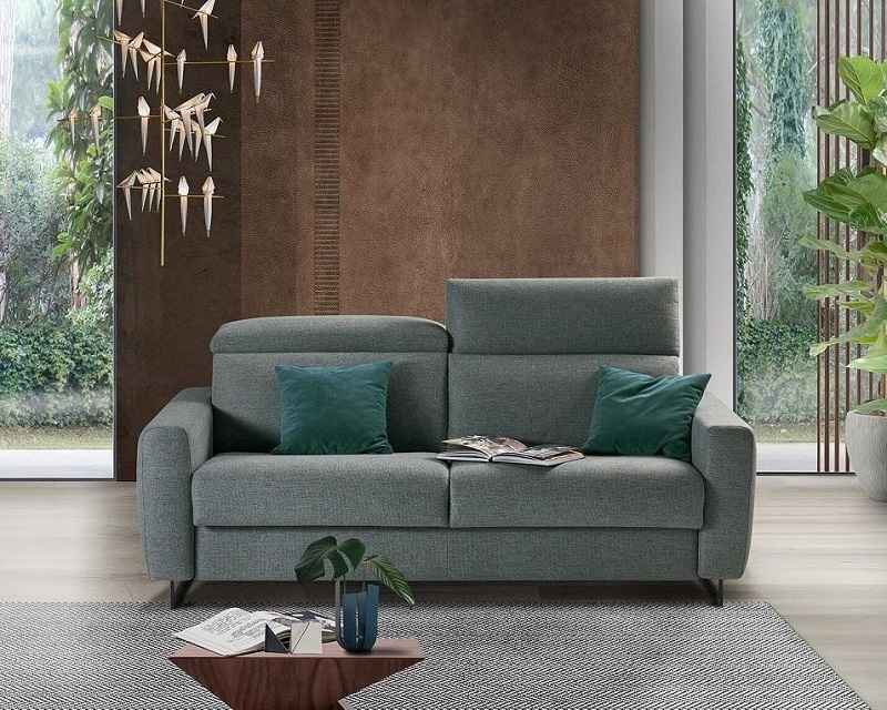 OLIVER EXPRES - 3-místná rozkládací pohovka, sedačka s postelí 140x197 cm