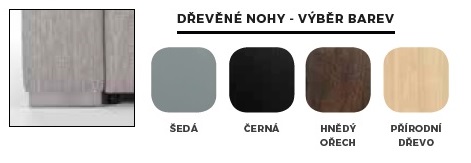 Konfigurace - příplatek - nohy FIORE