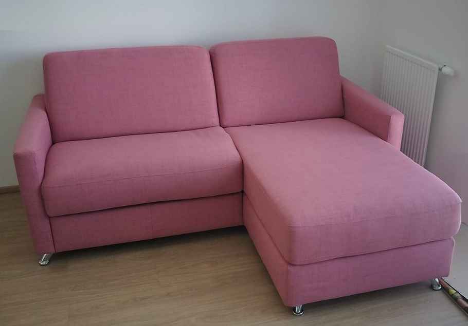 AMBROGIO - kompaktní rohová sedací souprava s rozkládací postelí Vitarelax