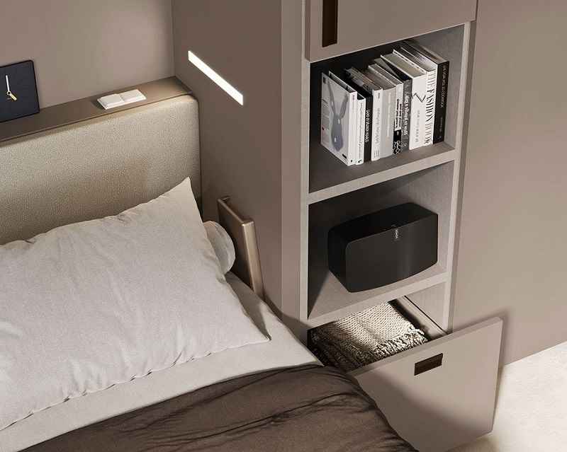 IMA - Sklápěcí postel s jídelním stolem