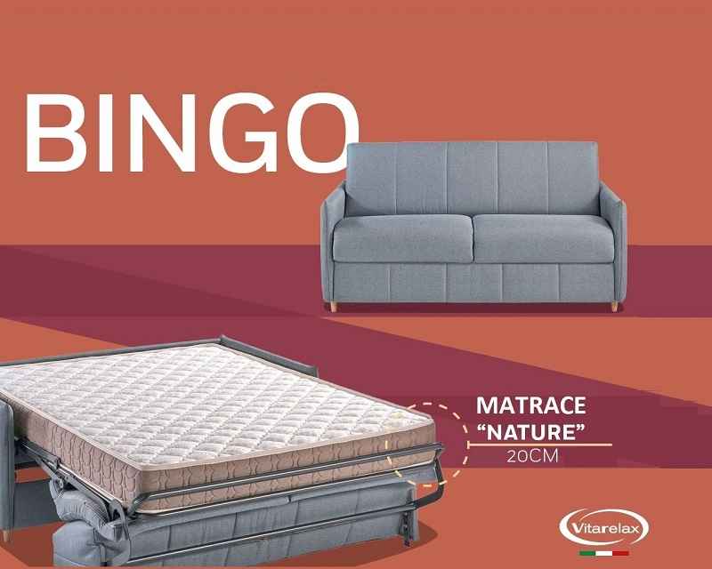 BINGO - rozkladacia pohovka, sedačka Vitarelax