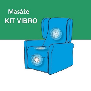 KIT VIBRIO - vestavná masážní sada - příslušenství relaxačnich TV křesel