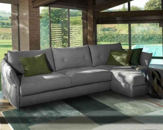 DOBBLE- rohová sedací souprava s rozkládací postelí Vitarelax