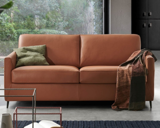 TEO LUX - kožená rozkladacia pohovka, sedačka Vitarelax